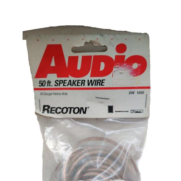 SW1650 Digital Audio Speaker Wire 16 AWG 50 ft.Recoton New In Original Package - Picture 2 of 4
